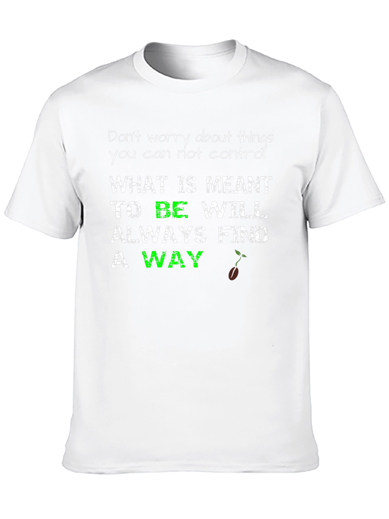 Camiseta Negra con Mensaje Inspirador