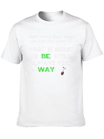 Camiseta Negra con Mensaje Inspirador