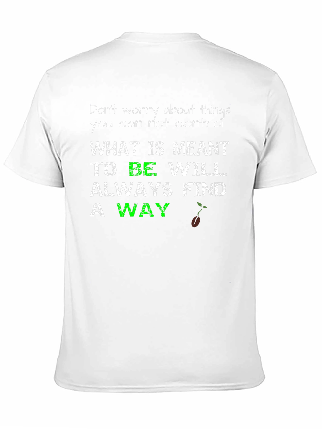 Camiseta Negra con Mensaje Inspirador