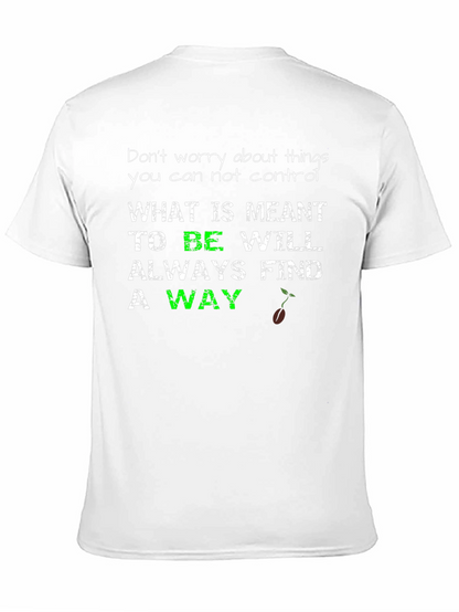 Camiseta Negra con Mensaje Inspirador