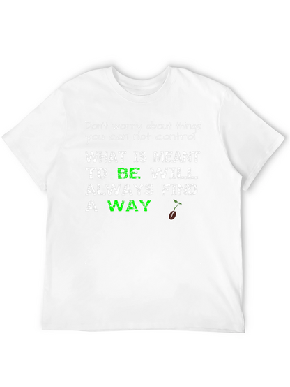 Camiseta Negra con Mensaje Inspirador