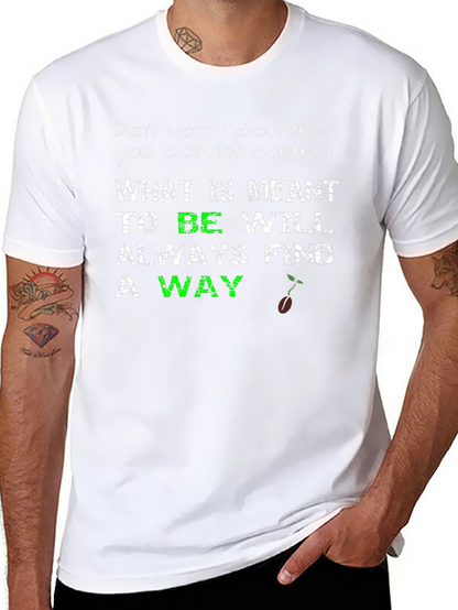 Camiseta Negra con Mensaje Inspirador