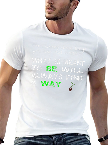 Camiseta Negra con Mensaje Inspirador