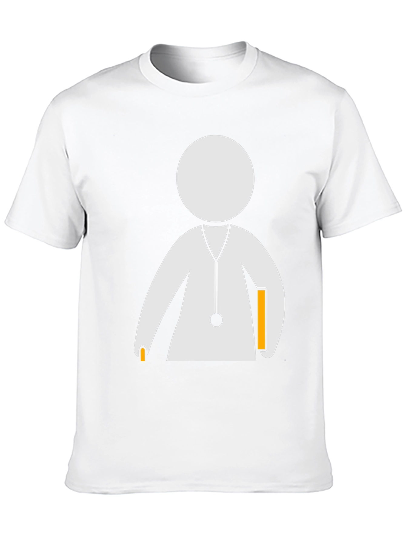 Camiseta Negra con Diseño de Doctor