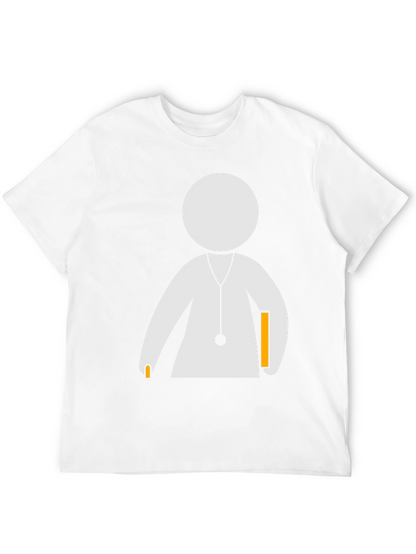 Camiseta Negra con Diseño de Doctor