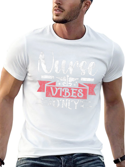 Camiseta Nurse Vibes Only para enfermería