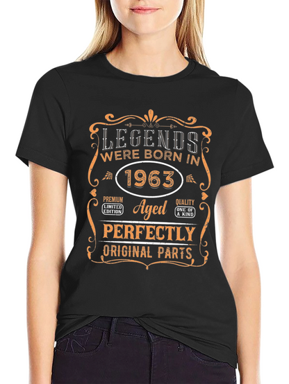 Camiseta Leyendas Nacidas en 1963