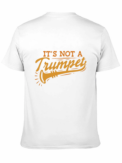Camiseta Negra con Diseño de Trompeta Humorístico