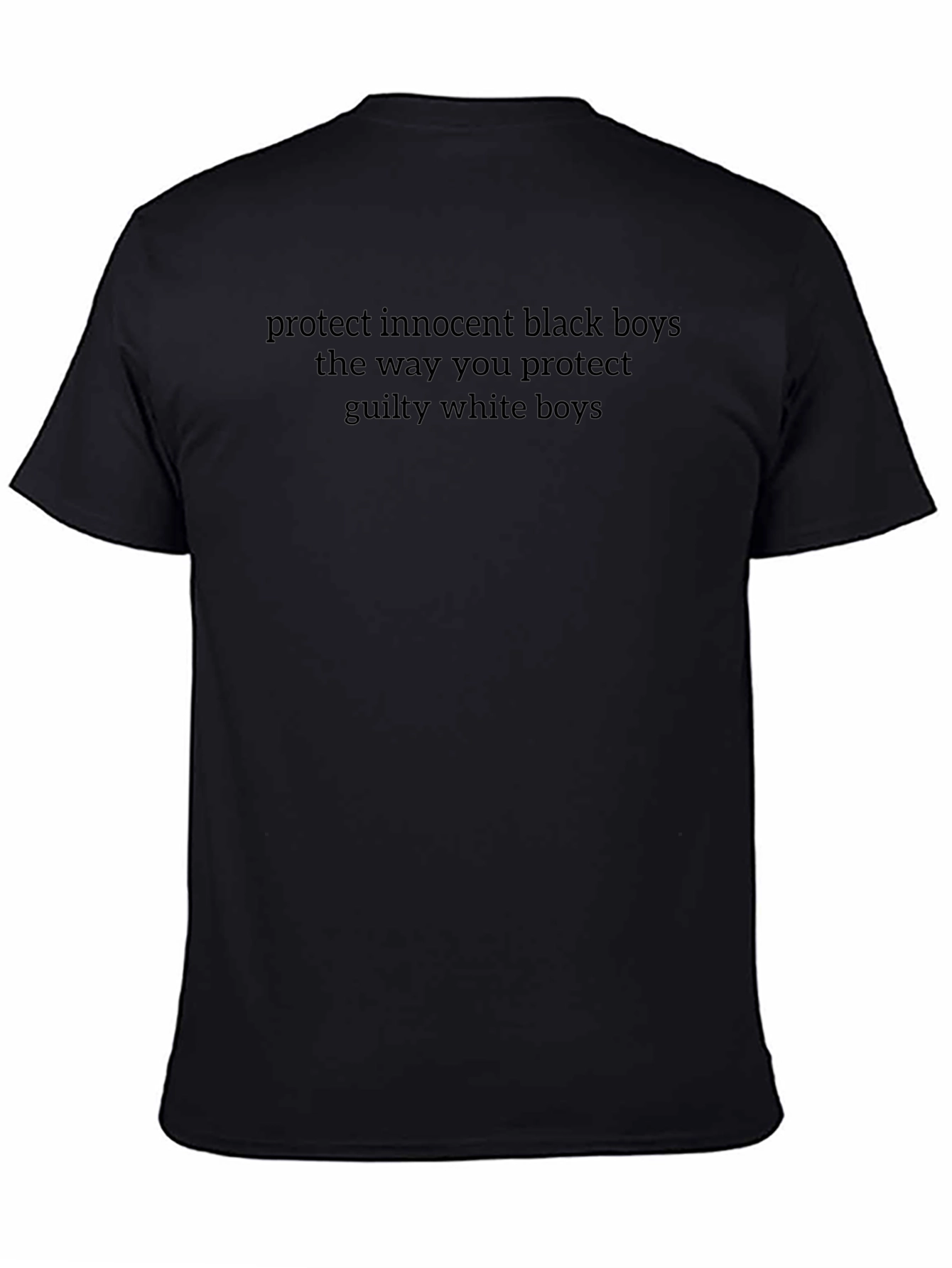 Camiseta Negra: Protección e Igualdad