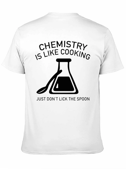 Camiseta Negra: Química es Como Cocinar