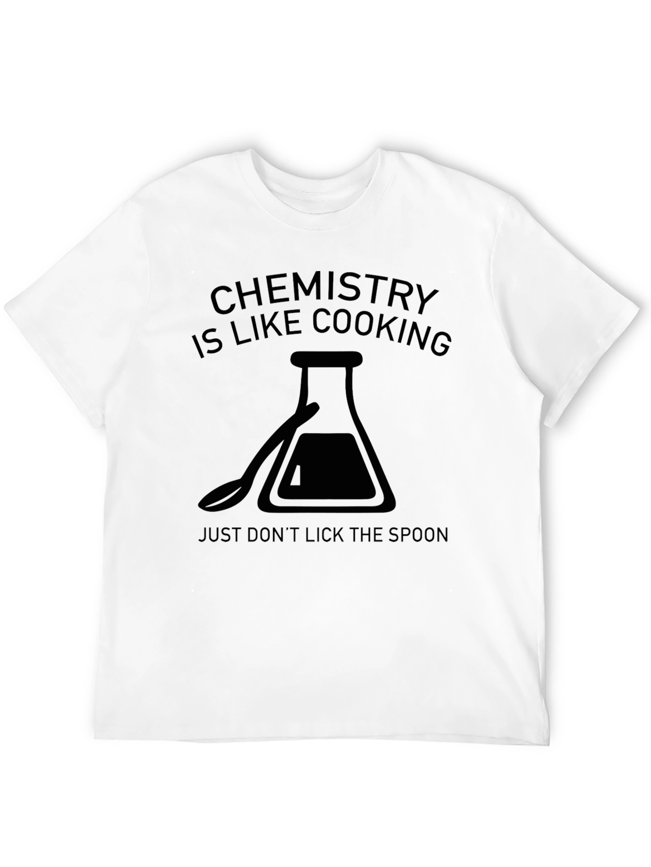 Camiseta Negra: Química es Como Cocinar