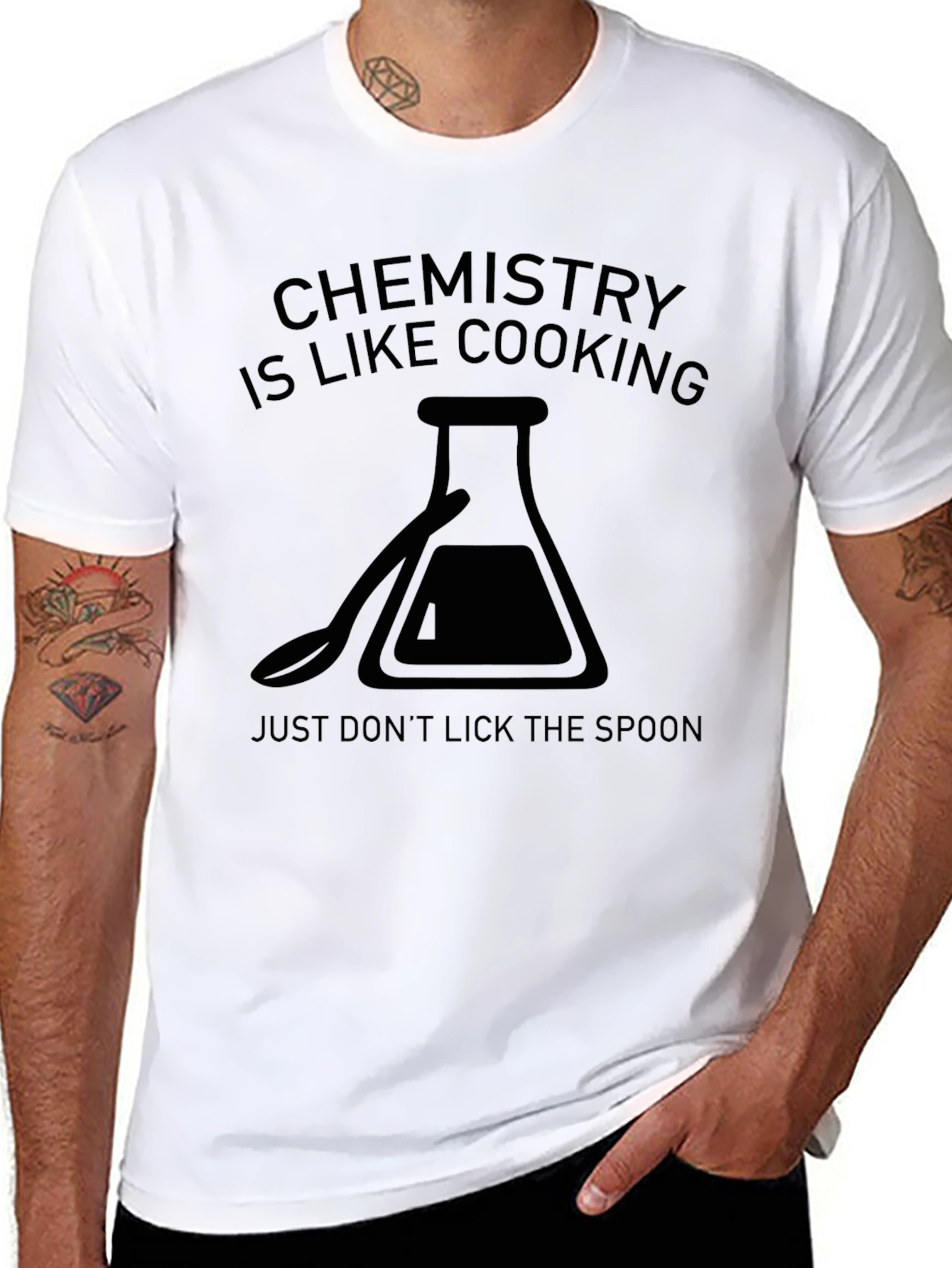 Camiseta Negra: Química es Como Cocinar