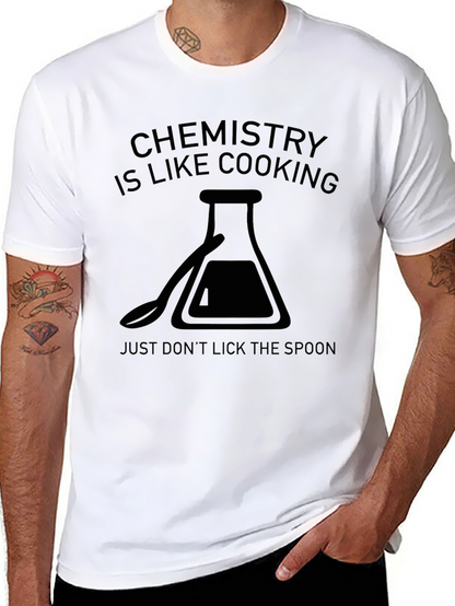 Camiseta Negra: Química es Como Cocinar