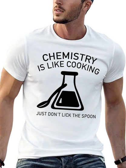 Camiseta Negra: Química es Como Cocinar