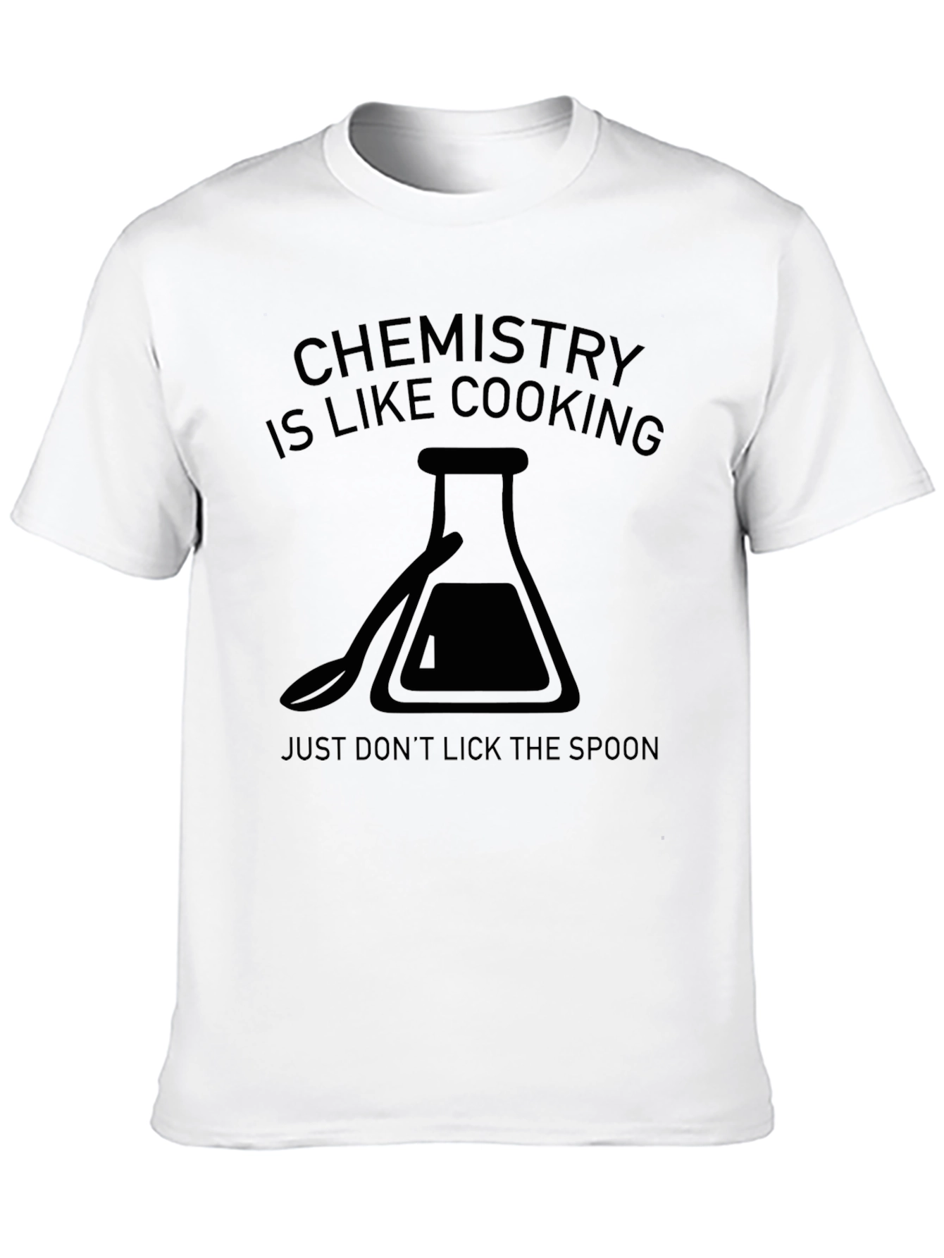 Camiseta Negra: Química es Como Cocinar