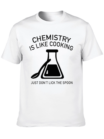 Camiseta Negra: Química es Como Cocinar