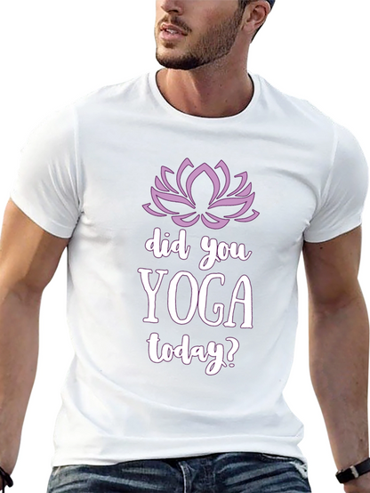 Camiseta Yoga Hombre - ¿Hiciste Yoga Hoy?