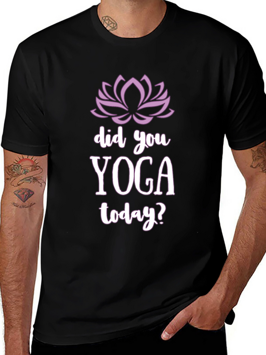 Camiseta Yoga Hombre - ¿Hiciste Yoga Hoy?