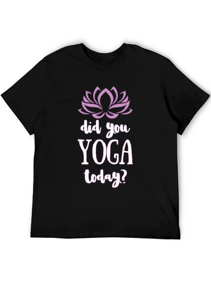 Camiseta Yoga Hombre - ¿Hiciste Yoga Hoy?