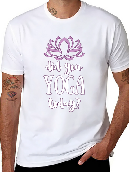 Camiseta Yoga Hombre - ¿Hiciste Yoga Hoy?