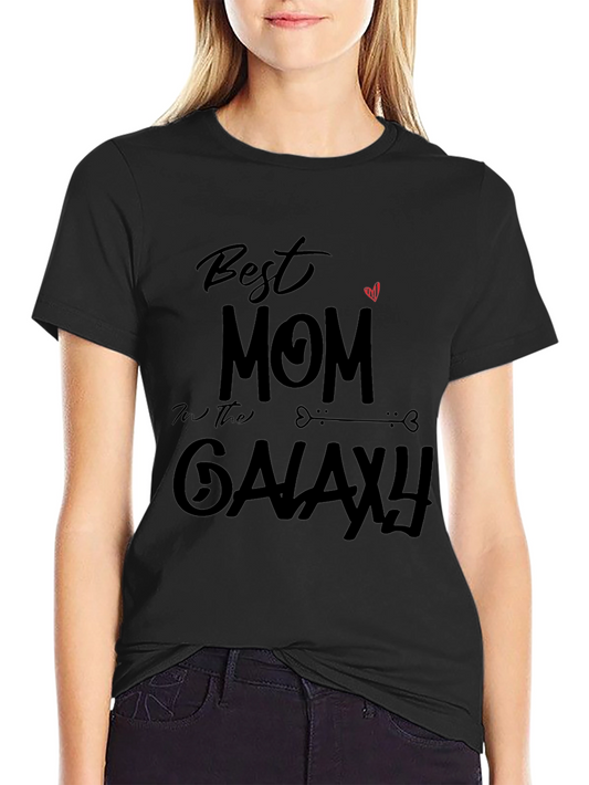 Camiseta Negra: Mejor Mamá de la Galaxia