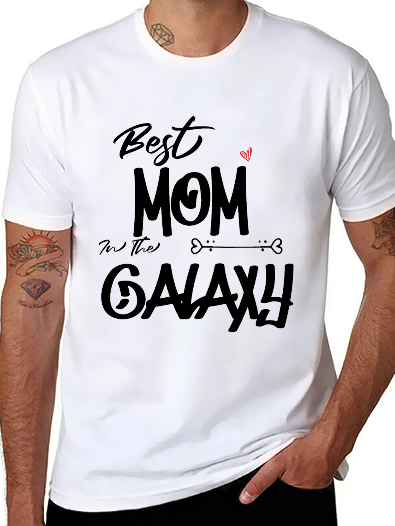 Camiseta Negra: Mejor Mamá de la Galaxia