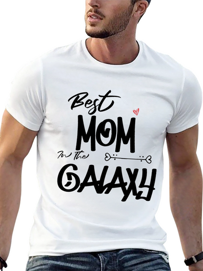 Camiseta Negra: Mejor Mamá de la Galaxia