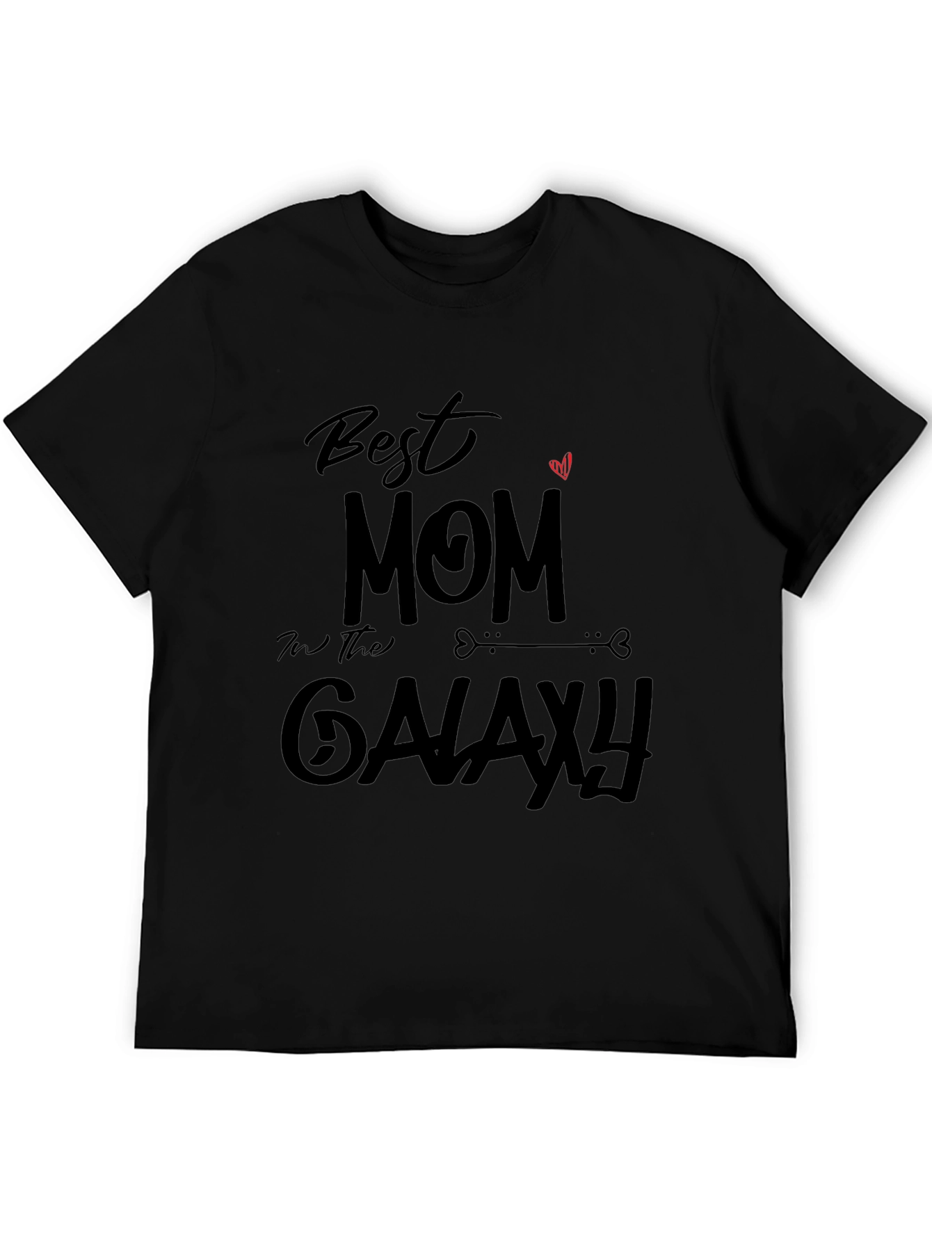 Camiseta Negra: Mejor Mamá de la Galaxia