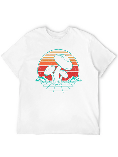 Camiseta Retro de Hongos Psicodélicos