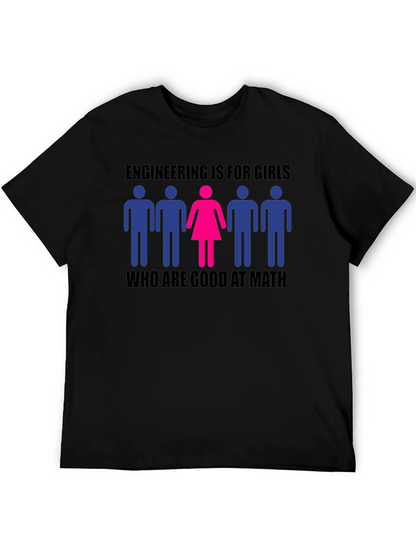 Camiseta Ingeniería es para chicas buenas en matemáticas