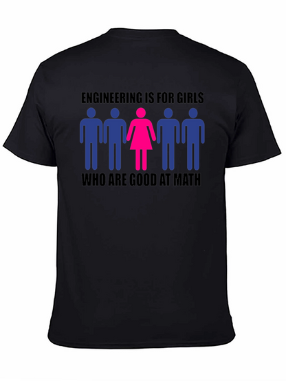 Camiseta Ingeniería es para chicas buenas en matemáticas