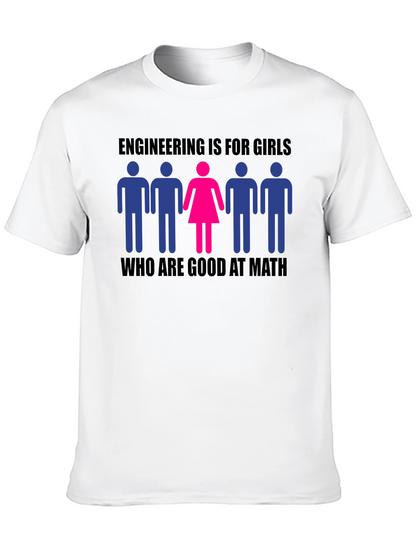 Camiseta Ingeniería es para chicas buenas en matemáticas
