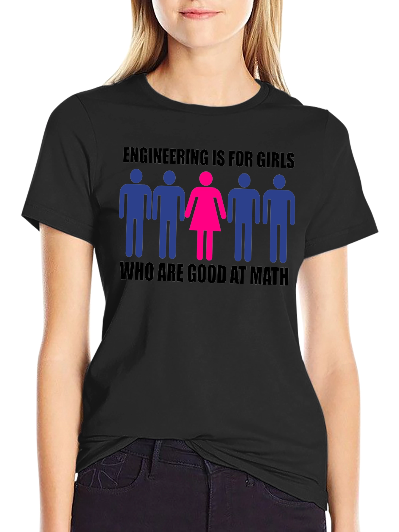 Camiseta Ingeniería es para chicas buenas en matemáticas