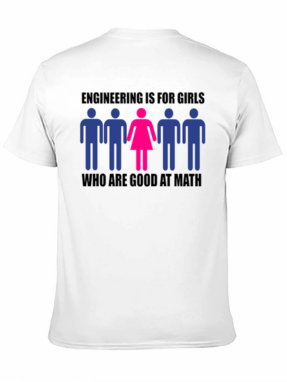 Camiseta Ingeniería es para chicas buenas en matemáticas