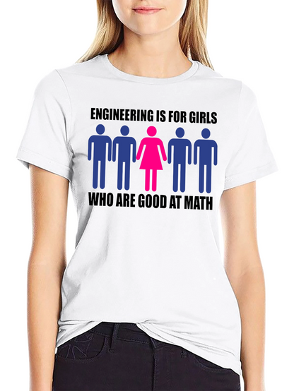 Camiseta Ingeniería es para chicas buenas en matemáticas