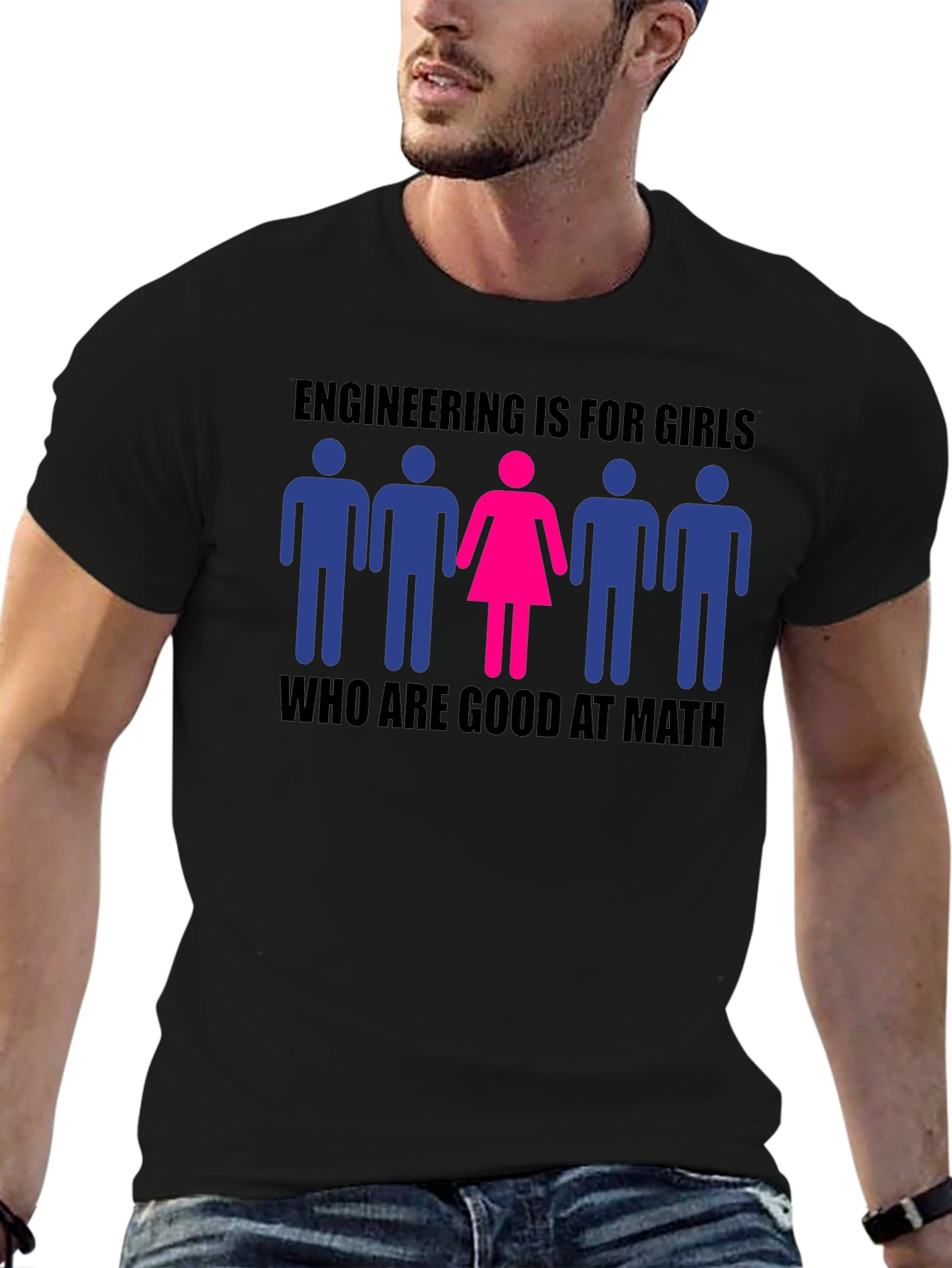Camiseta Ingeniería es para chicas buenas en matemáticas