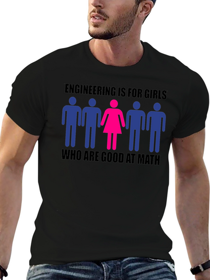 Camiseta Ingeniería es para chicas buenas en matemáticas
