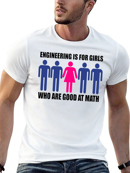 Camiseta Ingeniería es para chicas buenas en matemáticas