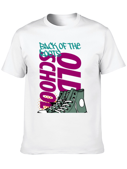 Camiseta Negra Old School Back of the Roots