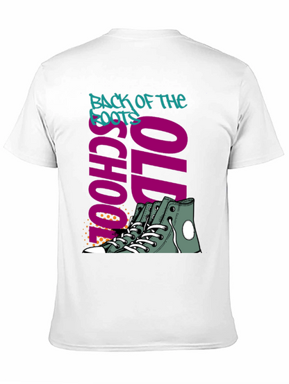 Camiseta Negra Old School Back of the Roots
