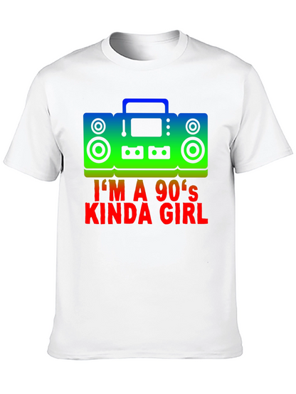 Camiseta Negra Im a 90s Kinda Girl