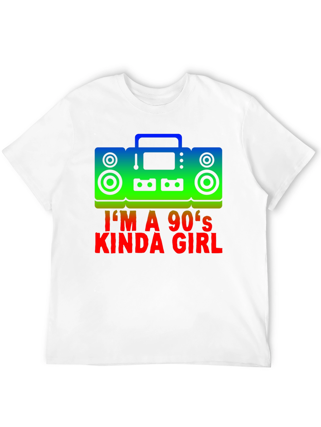 Camiseta Negra Im a 90s Kinda Girl