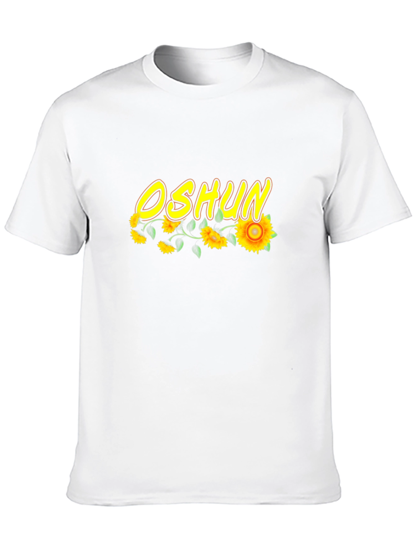 Camiseta Negra Oshun Girasoles