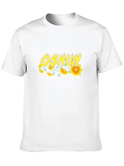 Camiseta Negra Oshun Girasoles