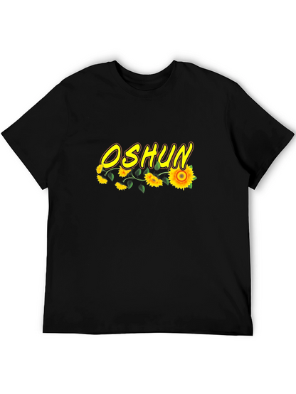 Camiseta Negra Oshun Girasoles