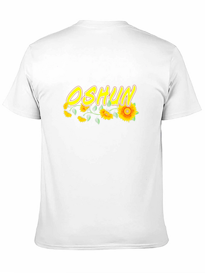 Camiseta Negra Oshun Girasoles