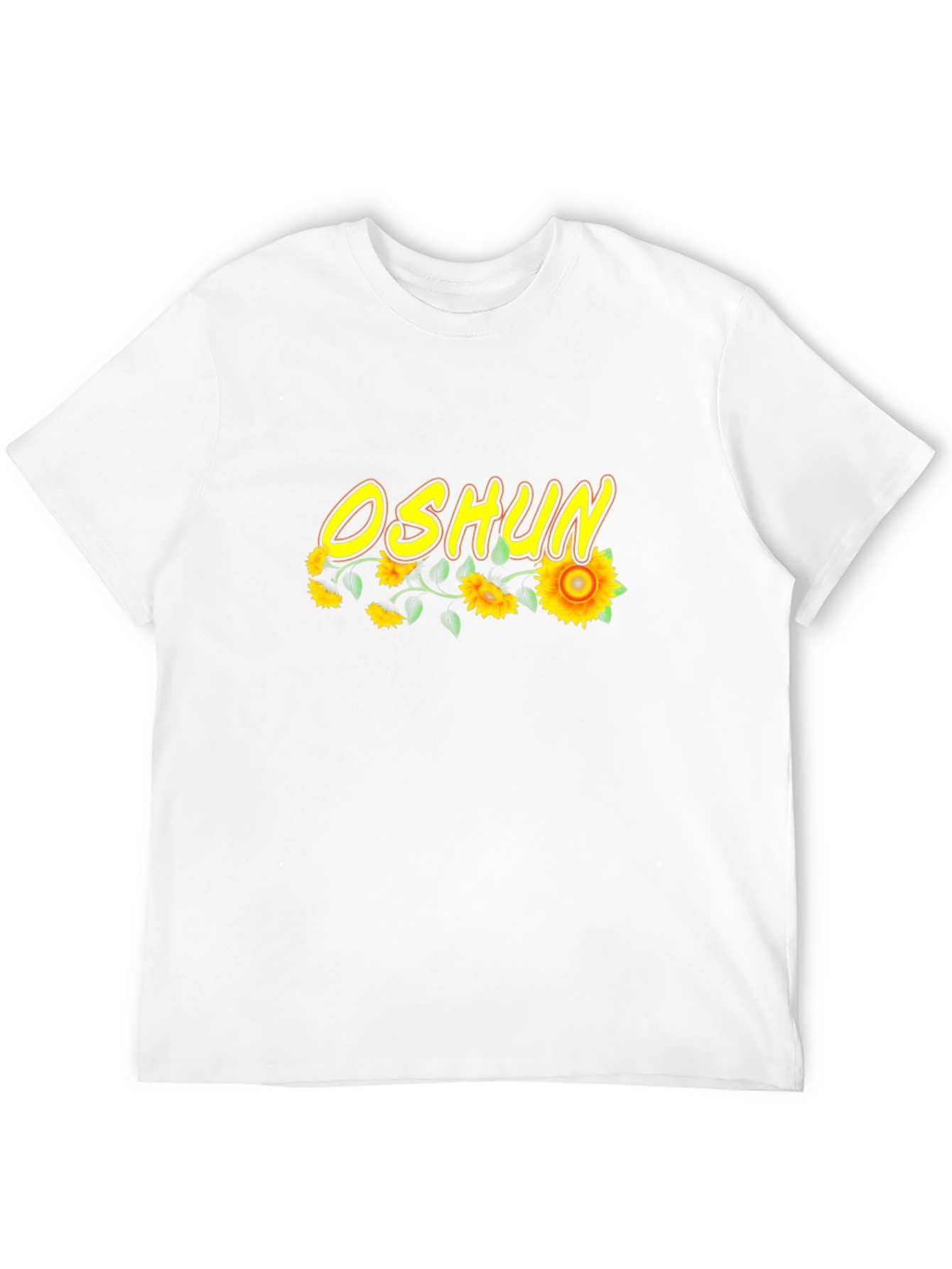 Camiseta Negra Oshun Girasoles