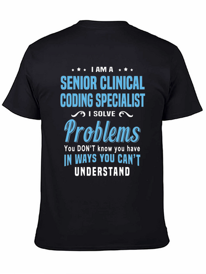 Camiseta Senior Clinical Coding Specialist
