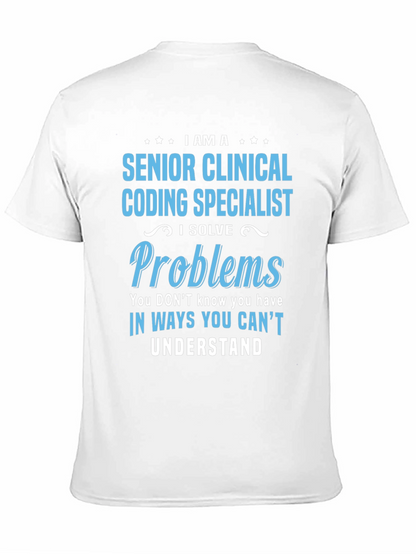 Camiseta Senior Clinical Coding Specialist