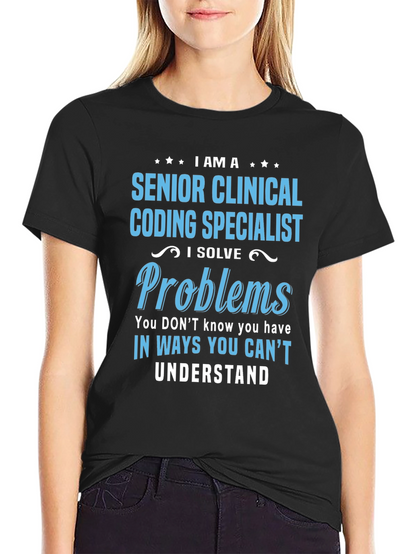 Camiseta Senior Clinical Coding Specialist